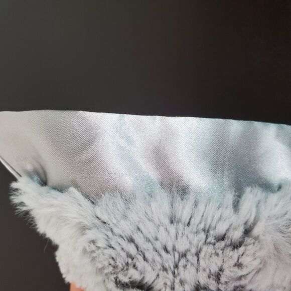 Cloud Island Gray Swirl Rosette Elephant Plush Lovey Security Blanket Satin - Picture 11 of 12